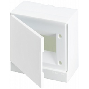 Бокс настенный ABB Basic E 6М белая непрозрачная дверь (с клеммами) BEW401206