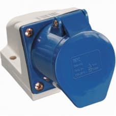 Розетка HT-123 32А стационарная 2Р+РЕ 220В IP-44