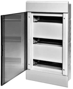 68136 Тусо Щит распределительный внутренний ЩРв-П-36 Белый с прозрачной дверью