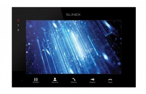 SQ-07MT (черный) Монитор домофона цветной с функцией «свободные руки» SLINEX