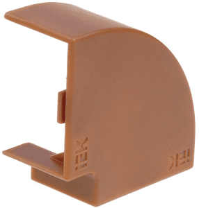 Поворот на 90 градусов КМП 15х10 ИЭК серии Элекор цвет Дуб (уп. 4 шт)