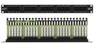 NMC-RP50UC3-1U-BK Патч-панель NIKOMAX