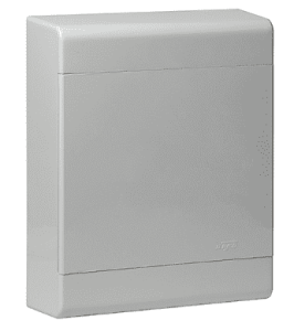 68324С Тусо Щит распределительный навесной ЩРн-П-24 Серый с непрозрачной дверью