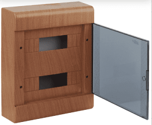 68324-38М Тусо Щит распределительный навесной ЩРн-П-24 Бук с прозрачной дверью