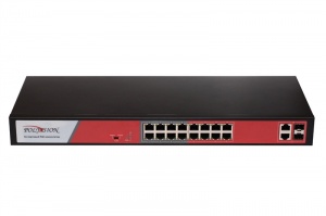 PND-16P-2G2F(250) Коммутатор с питанием POE Polyvision