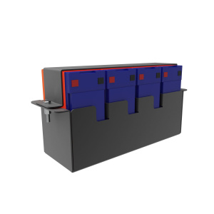 Амадон Полка для 4 аккумуляторных батарей емкостью 7 или 9 А·ч. КАБ-1207-9-4Б