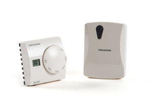 TEPLOCOM TS-2AA/3A RF2 Беспроводной комнатный радио термостат реле 250В 3А 868 мГц Бастион