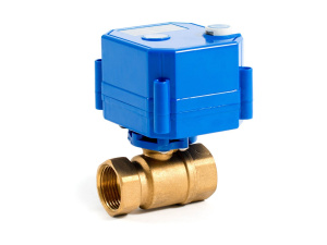 Шаровый кран 3/4" с электроприводом, 12V 3/4 дюйма, ручное открытие / закрытие Бастион