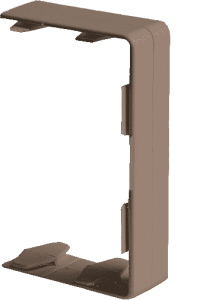 Переходник соединительный (стык) ПРС 100х40/100х60-К Рувинил цвет Коричневый