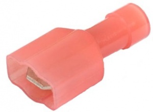 Разъемы плоские «папа» в нейлоновом корпусе РПИ-П(н) 1.5-(6.3) (кр) (100 шт) КВТ