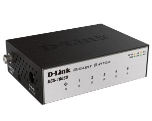 DGS-1005D/I3A Коммутатор 5-портовый DGS-1005D/I3A D-Link