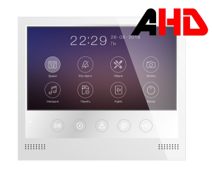 Selina HD M Монитор цветного видеодомофона 7 дюймов с сенсорными кнопками с поддержкой форматов Full HD 1080p, HD 720p, CVBS Tantos