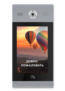 AA-14FB SILVER Вызывная панель подъездного IP-домофона BAS-IP