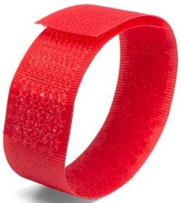 Кабельные стяжки Велькро универсальные КСВ-У 20х200 (кр) (20шт.) КВТ