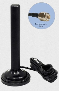 Антей 909 SMA 3м, на кронштейне, 5,5dB Антенна GSM на кронштейне Антей-Ко