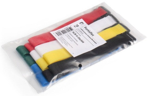 Кабельные стяжки Велькро в наборе КСВ-Н 20х300 КВТ