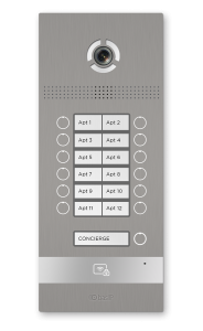 BI-12FB SILVER Вызывная панель IP-домофона BAS-IP