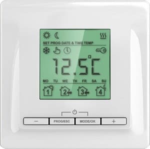 ТЕПЛОЛЮКС 520 Терморегулятор для теплого пола белый