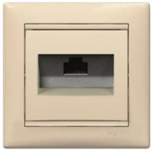 774130 Розетка Слоновая кость Legrand Valena компьютерная 1xRJ45 кат. 5e UTP