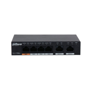 DH-PFS3006-4GT-60 неуправляемый РоЕ-коммутатор Dahua