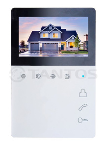 Elly Монитор домофона с экраном 4,3 дюйма со встроенным блоком питания Tantos