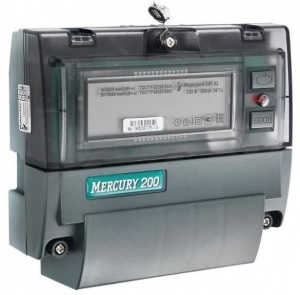 Счетчик Меркурий 200.04 1ф 5-60А 1 класс точн. многотариф.; CAN PLCI ЖКИ Моск. вр. Инкотекс