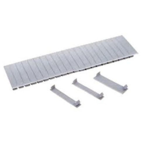 Заглушка 12 модулей серая IEK