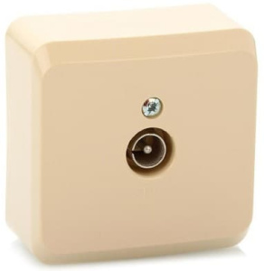 TVA-002K Розетка Кремовая Schneider Electric Этюд TV