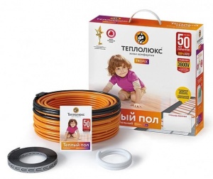 Кабель нагревательный "Теплолюкс" Tropix ТЛБЭ 40,5 м/800 Вт