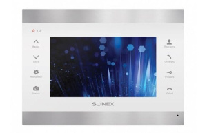 SL-07IP (серебро+белый) Цветной видеодомофон SLINEX
