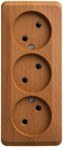 PA16-009T Розетка Бук Schneider Electric Этюд 3-я без заземления