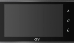 CTV-M2702MD (цвет черный) Монитор домофона цветной с функцией «свободные руки» CTV