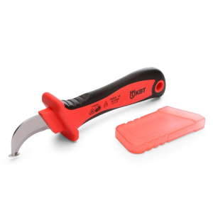 Нож НМИ-01 электрика диэлектрический с «пяткой» КВТ