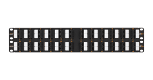 NMC-RP48UD2-AN-2U-BK Патч-панель 19", 2U, 48 угловых порта RJ-45, категория 5e NIKOMAX