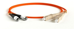 SC-FC FC-D2-50-FC/PR-SC/PR-H-1M-LSZH-OR Патч-корд волоконно-оптический Hyperline
