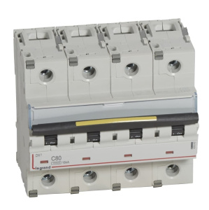 Автоматический выключатель четырехполюсный Legrand DX3-E 4п C125 10kА/16kА 409364