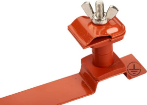 GALMAR Зажим на кровлю универсальныи? для токоотвода (высота до 30 мм; оцинк. сталь с покраской)