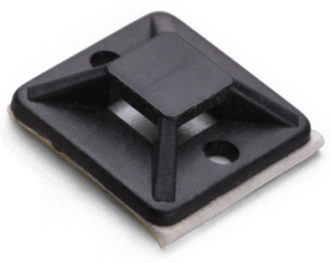 Площадки монтажные самоклеющиеся ПМС 25х25(ч) (100шт) КВТ