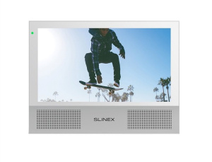 Sonik 7 (White+Silver) Монитор домофона цветной с функцией «свободные руки» SLINEX