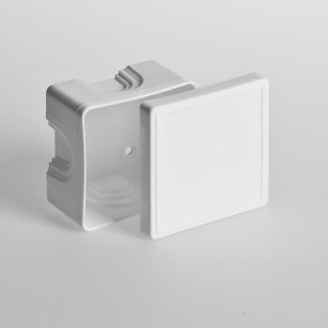 65006Б Тусо.Коробка расп. для о/п, 70х70х40мм (белая)