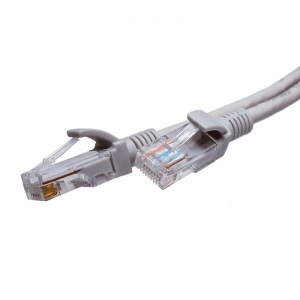 Патч-корд медный U/UTP Cat.5e LSZH, серый, 2м (10-0143) SUPRLAN