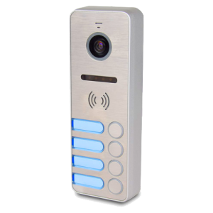 IPanel 2 (Metal) 4 абонента Вызывная видеопанель цветного видеодомофона Tantos