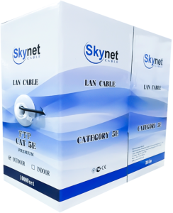 Кабель FTP 2x2x0.51 нг-LSZH CAT5E 24AWG Cu SkyNet Premium,бухта 305м.