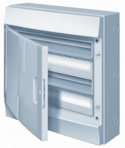 Влагозащищенный настенный бокс ABB Mistral65 36М (2х18) непрозрачная дверь без клеммного блока