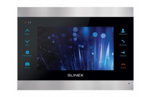 SL-07IP (серебро+черный) Цветной видеодомофон SLINEX