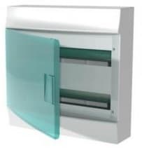 Бокс настенный ABB Mistral41 36М (2x18) зеленая дверь без клеммного блока
