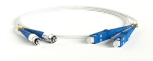 SC-FC FC-D2-9A1-FC/UR-SC/UR-H-1M-LSZH-WH Патч-корд волоконно-оптический Hyperline