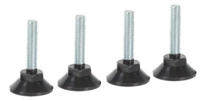 CC-04 Комплект (4 ножки) для 19" шкафа ROXTON