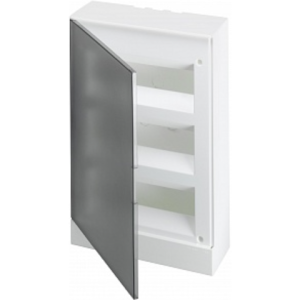 Бокс настенный ABB Basic E 36М серая прозрачная дверь (с клеммами) BEW402236