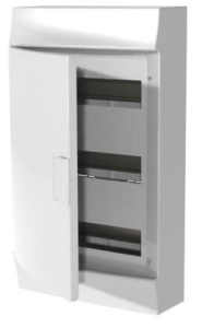 Бокс настенный ABB Mistral41 36М (3x12) непрозрачная дверь с клеммным блоком